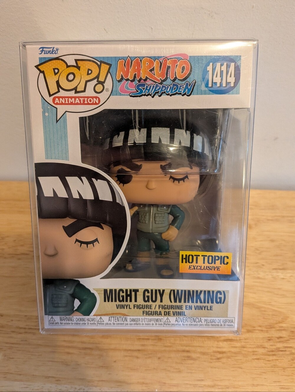 Funko Pop! Naruto Shippuden Might Guy (Winking) - Green